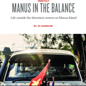 The Monthly: Manus in the&nbsp;balance