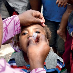 Fighting a polio outbreak in Papua New Guinea: Story for The&nbsp;Lancet