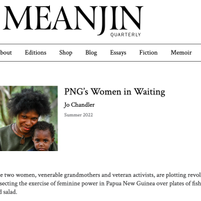 Meanjin: PNG’s Women in Waiting